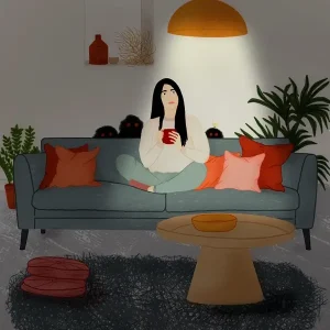 Aanwezigheid posters & art prints door jota de jai - Premium Poster - 50x70 Offre Spéciale