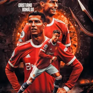 Achat Immédiat Cristiano Ronaldo posters & art prints door Noto Diharjo Semi - Premium Poster - 50x70