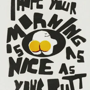 Zo lekker als je kont posters & art prints door Jonas Loose - Premium Poster - 50x70 Offre Limitée