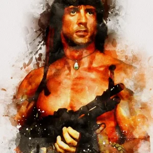 Achat Immédiat Rambo posters & art prints door Tulip - Premium Poster - 50x70