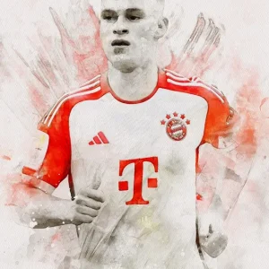 Achat Immédiat joshua kimmich Schilderij posters & art prints door Hung Anh - Premium Poster - 50x70