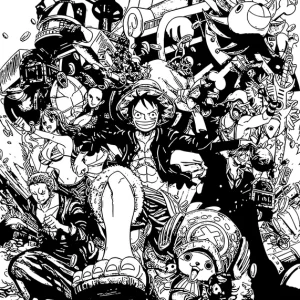 Achat Immédiat Manga-kunst uit één stuk posters & art prints door Chika 5 - Premium Poster - 50x70