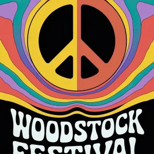 Woodstock Festival posters & art prints door Alex Gromov - Premium Poster - 50x70 Offre Limitée