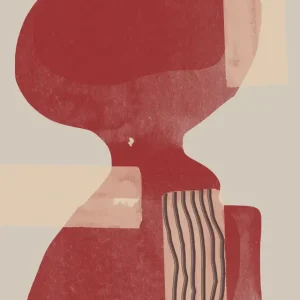 Abstracte Harmonie: Een moderne kunstcompositie posters & art prints door THE MIUUS STUDIO - Premium Poster - 50x70 Super Prix