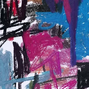 Abstract expressionisme: een uitbarsting van kleur en emotie posters & art prints door Lembayung senja studio [Vintage Poster] - Premium Poster - 50x70 Dernière Chance