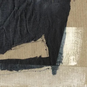 Abstracte texturen: Een studie in contrast posters & art prints door Dan Hobday - Premium Poster - 50x70 Dernière Chance