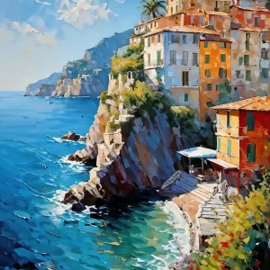 "Sorrento" posters & art prints door LucasStudio - Premium Poster - 50x70 Remise