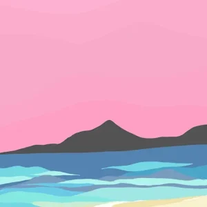 zonsondergang posters & art prints door Maria Andersson - Premium Poster - 50x70 Haute Qualité