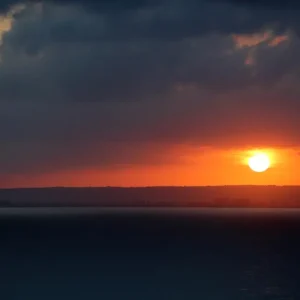 Zonsopgang boven Barcelona posters & art prints door Maria Kristiansson - Premium Poster - 50x70 Meilleur Choix