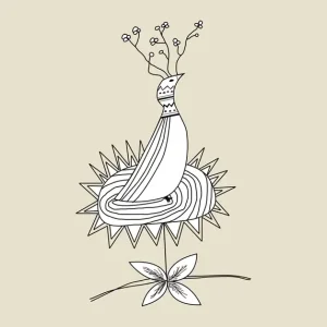 Zwarte Birdie posters & art prints door Sofie Johansson Westin - Premium Poster - 50x70 Achetez Aujourd’hui