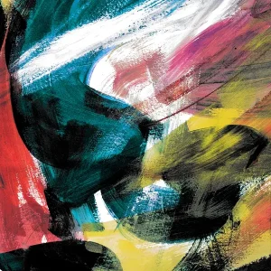 Abstracte kunstwerken Kleurrijk #3 posters & art prints door Kathrin May - Premium Poster - 50x70 Prix Bas