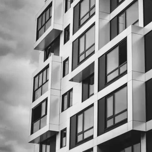 Accommodatie Square posters & art prints door Peter Ahlgren - Premium Poster - 50x70 Offre Limitée