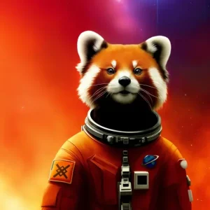 Achat Immédiat Rode Panda Planet posters & art prints door Garyck Arntzen - Premium Poster - 50x70