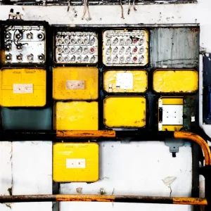 Zekeringkast posters & art prints door Karin Mönefors - Premium Poster - 50x70 Acheter En Ligne