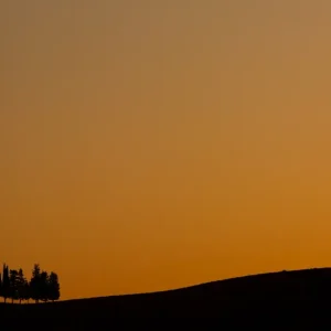 Zonsopgang, Toscane posters & art prints door Mats Gustafsson - Premium Poster - 50x70 Livraison Express