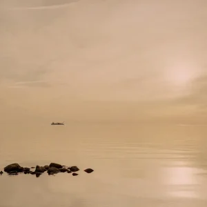 Zonsondergang in Visby posters & art prints door Tatiana Boret-Olsson - Premium Poster - 50x70 Bon Plan