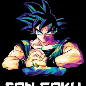 Zoon goku posters & art prints door Ibrahim art - Premium Poster - 50x70 Dernière Chance