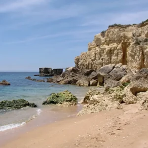 Zandsteenkust in de Algarve posters & art prints door Joerg GAMROTH - Premium Poster - 50x70 Expédition Rapide