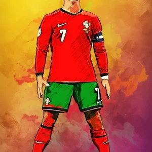 Achat Immédiat Cristiano Ronaldo posters & art prints door SonCoupple - Premium Poster - 50x70
