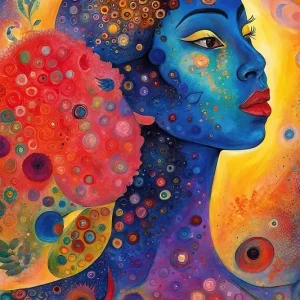 A Woman of the Stars posters & art prints door Jack Torcello - Premium Poster - 50x70 Meilleur Prix