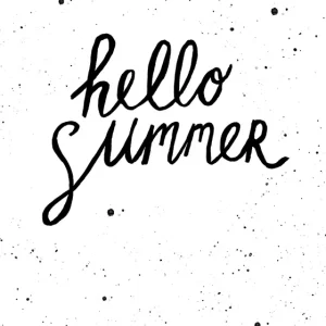 Zomer quote posters & art prints door Hello Elsbeth - Premium Poster - 50x70 Offre Limitée