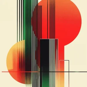 70s Design Aesthetic IV posters & art prints door Philippe HUGONNARD - Premium Poster - 50x70 Expédition Rapide