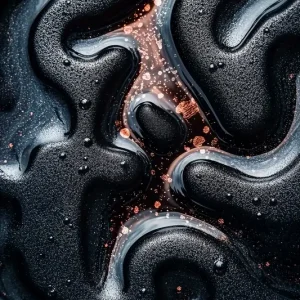 Abstracte alchemie - zwarte moove posters & art prints door Philippe HUGONNARD - Premium Poster - 50x70 Top Vente