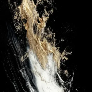 Abstracte Alchemie - Etherische Vlam II posters & art prints door Philippe HUGONNARD - Premium Poster - 50x70 Nouvel Arrivage