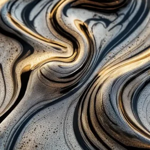 Abstracte alchemie - Sterling Shine II posters & art prints door Philippe HUGONNARD - Premium Poster - 50x70 Pas Cher