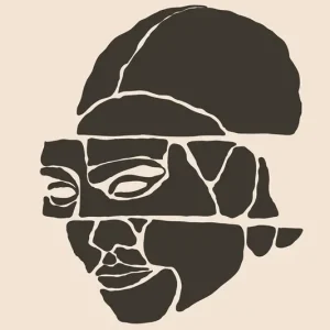 Abstracte silhouetkunst posters & art prints door Jay Stanley - Premium Poster - 50x70 Marque