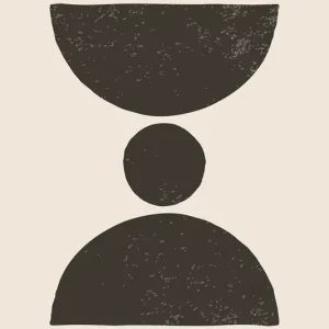 Abstracte geometrische kunst posters & art prints door Jay Stanley - Premium Poster - 50x70 Vente Directe