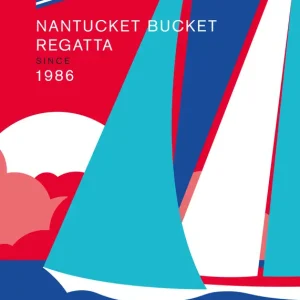 1986-Nantucket Emmer Regatta posters & art prints door Chungkong Art - Premium Poster - 50x70 Paiement Sécurisé