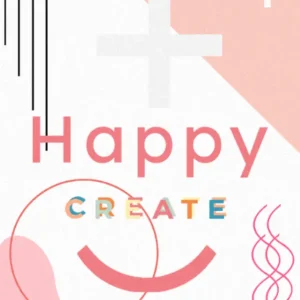 Achat Immédiat Gelukkig creëren posters & art prints door Nomi Morina - Premium Poster - 50x70