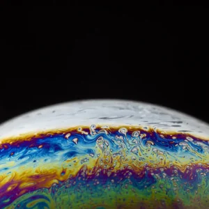 Abstract Bubble Art posters & art prints door Christian Lindgren - Premium Poster - 50x70 Promotion Saisonnière