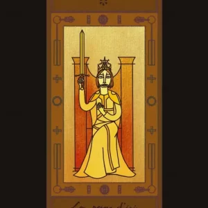 ⚔️Koningin van de Zwaarden posters & art prints door Jennifer Gaulué - Premium Poster - 50x70 Prix Choc