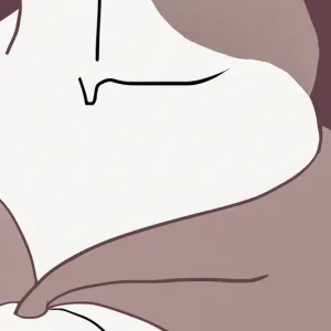 Abstracte elegantie: Minimalistische lijnkunst posters & art prints door Pictufy Studio II - Premium Poster - 50x70 Dernière Chance