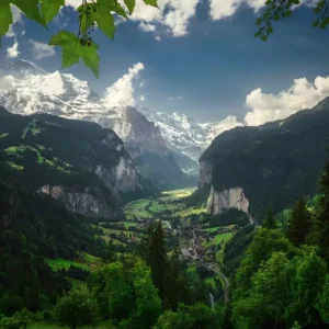 Zwitserse dromen posters & art prints door Yen Do - Premium Poster - 50x70 Retour Gratuit