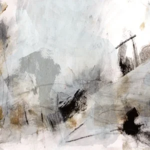 Abstracte Sereniteit: Een Modern Artistiek Landschap posters & art prints door Dan Hobday - Premium Poster - 50x70 Meilleur Choix