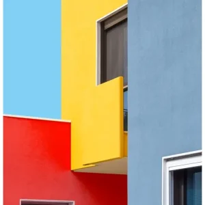 Abstracte stad posters & art prints door Cristiano Paronetto - Premium Poster - 50x70 Acheter En Ligne