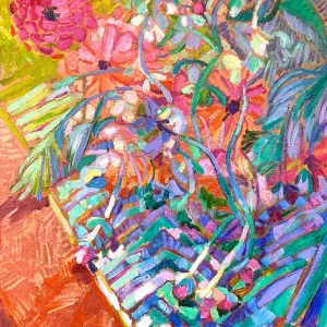 Achat Immédiat Levendige bloemendroom posters & art prints door Dorothy Fagan - Premium Poster - 50x70