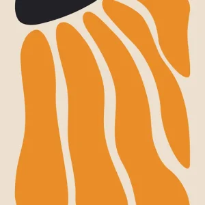 Abstracte bloemen posters & art prints door duong bac - Premium Poster - 50x70 Top Vente