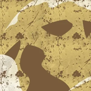 Abstract Roar: De Geest van de Leeuwenkoning posters & art prints door Yuli Saputra - Premium Poster - 50x70 Jusqu’à Épuisement Des Stocks