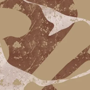 Abstracte aardtonen: een verkenning van moderne kunst posters & art prints door Yuli Saputra - Premium Poster - 50x70 Réduction