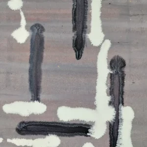 Abstracte expressies: een dans van kleur en vorm posters & art prints door Michael Cross - Premium Poster - 50x70 Prix Bas